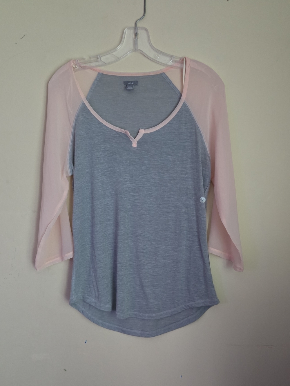 aerie Chiffon Sleeve Raglan Tee